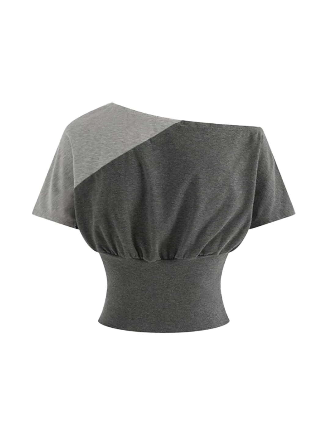 Latelylab | Graphic Off-Shoulder Top And Mini Skirt Set