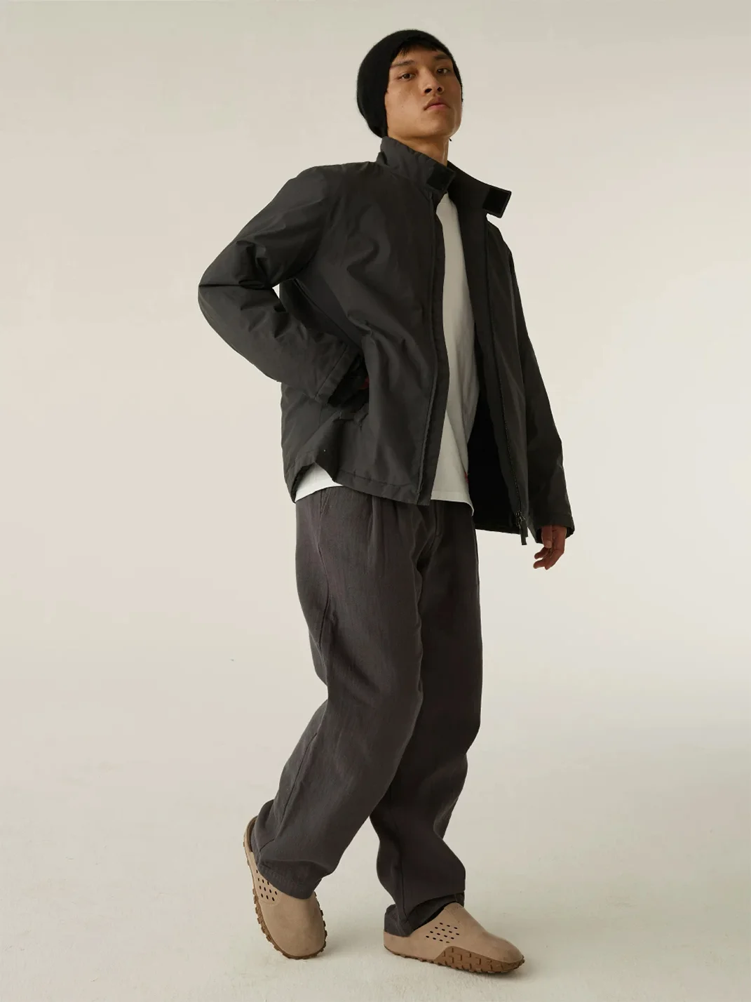 EQLZ | Men's Wide Fit Suede Mules