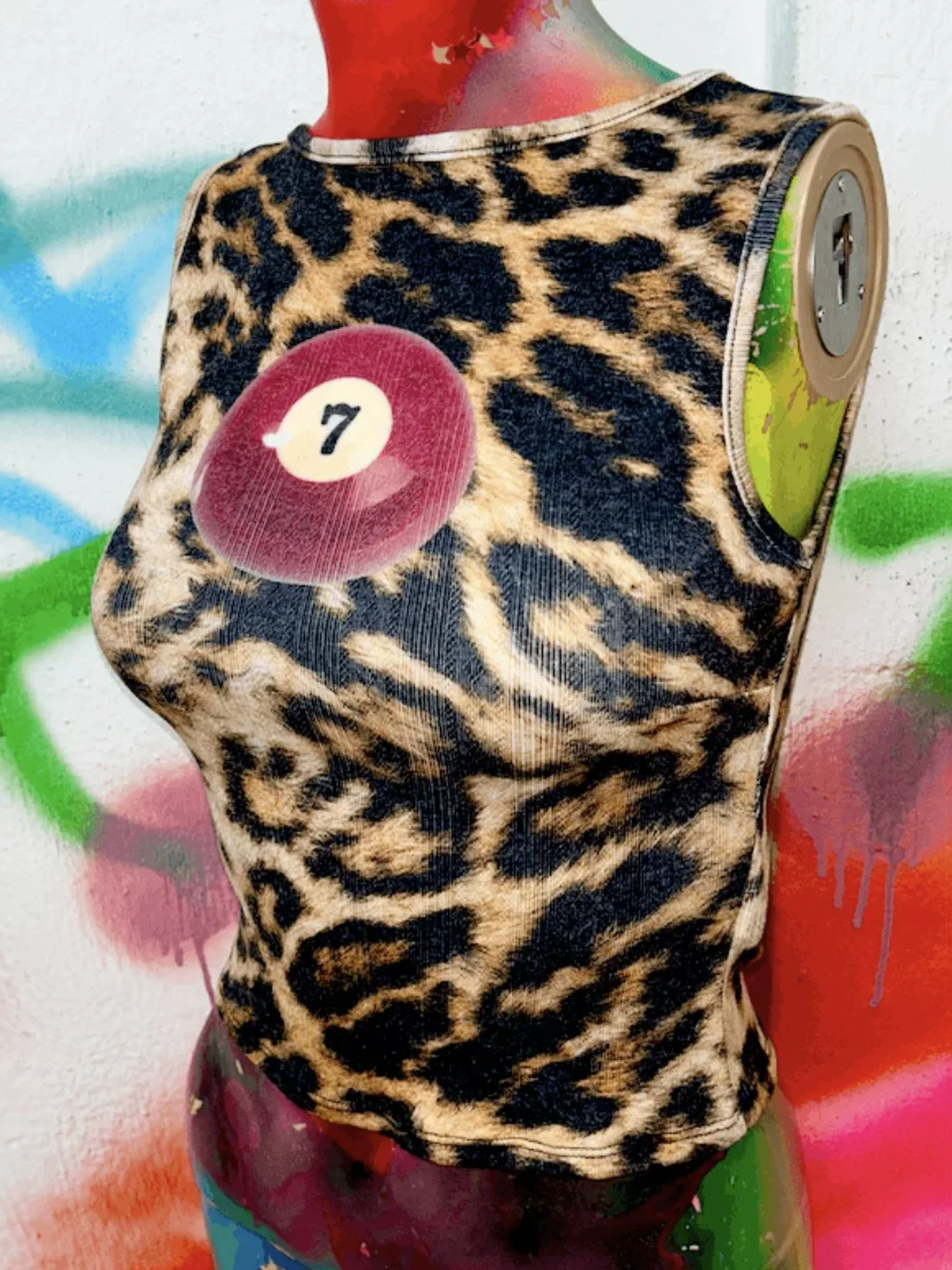 YWEMWZ | Polka Dot Fitted Sleeveless Tank Top