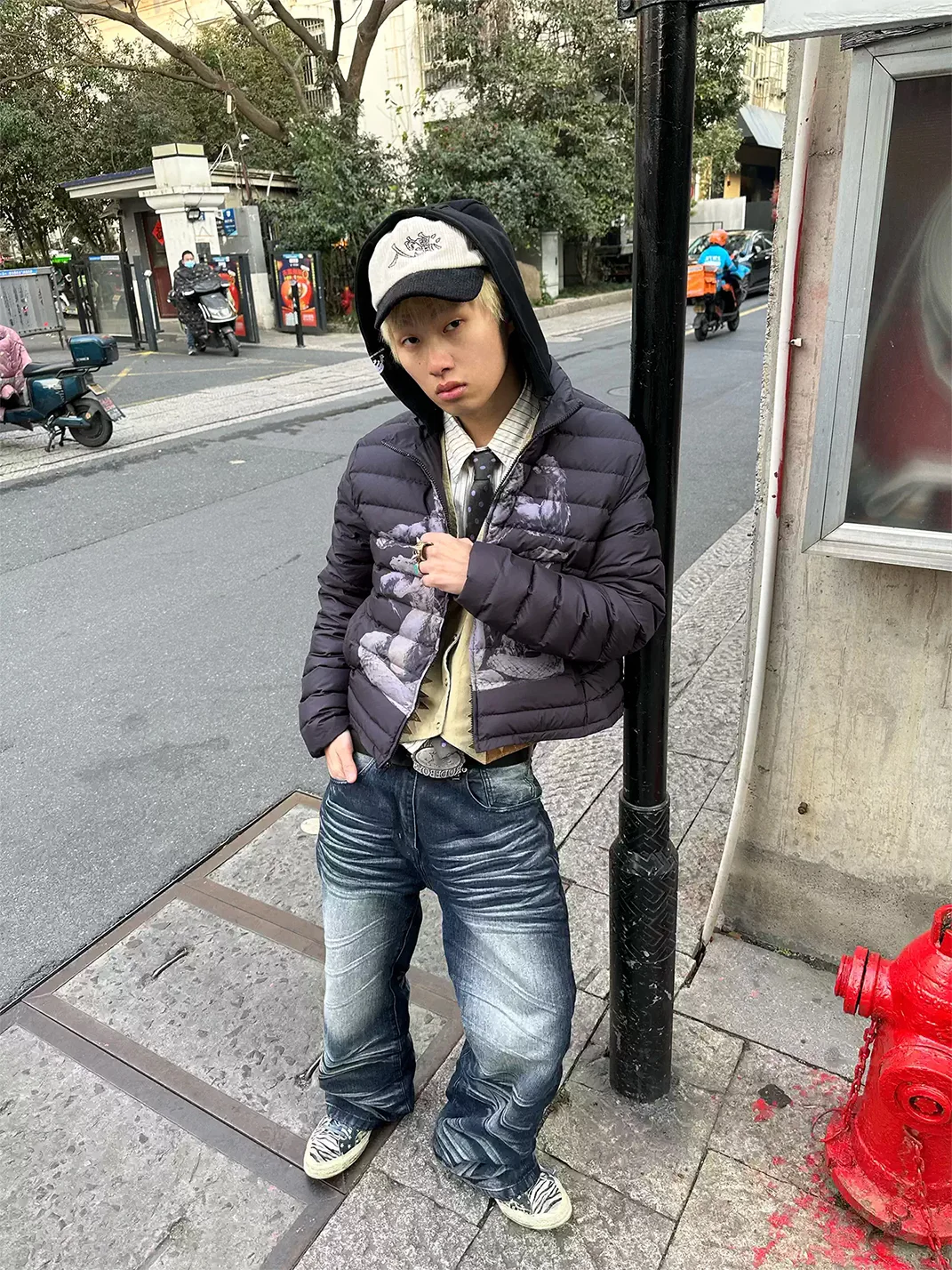 Uiiin online | Two-Tone Corduroy Baseball Cap