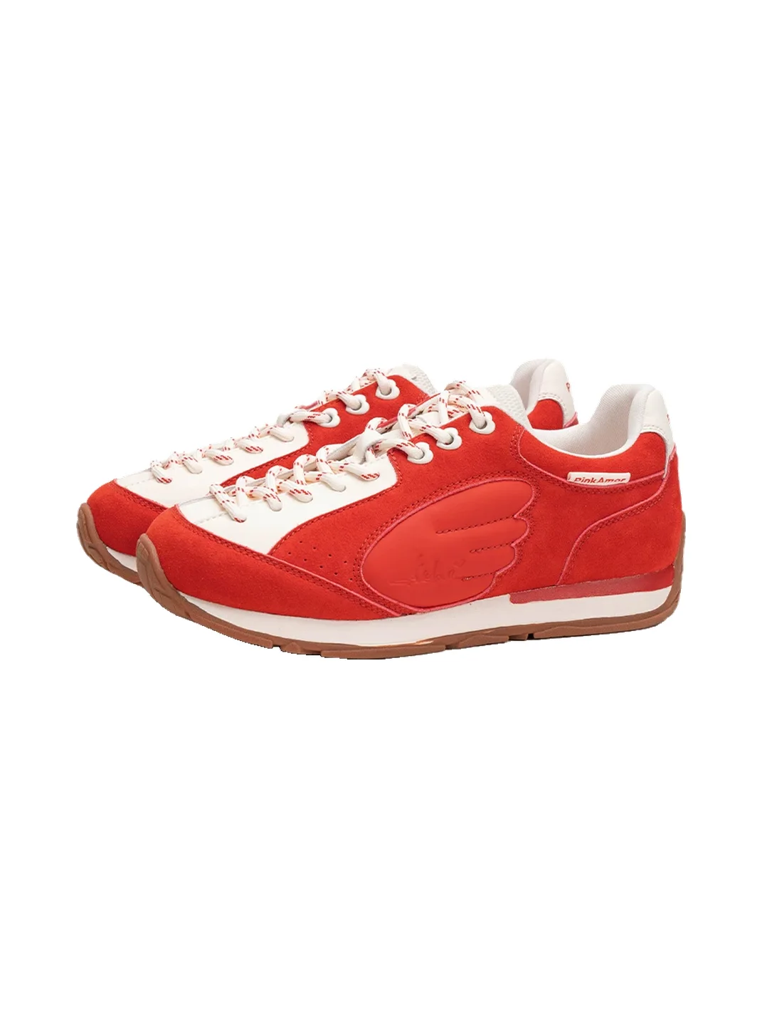 PINKAMOR | Red Winged Retro Sneakers