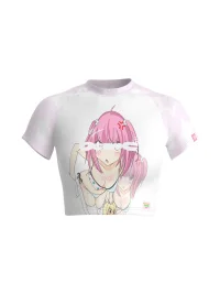 Selfish Ghost | Anime Raglan Short Sleeve Couple T-Shirt