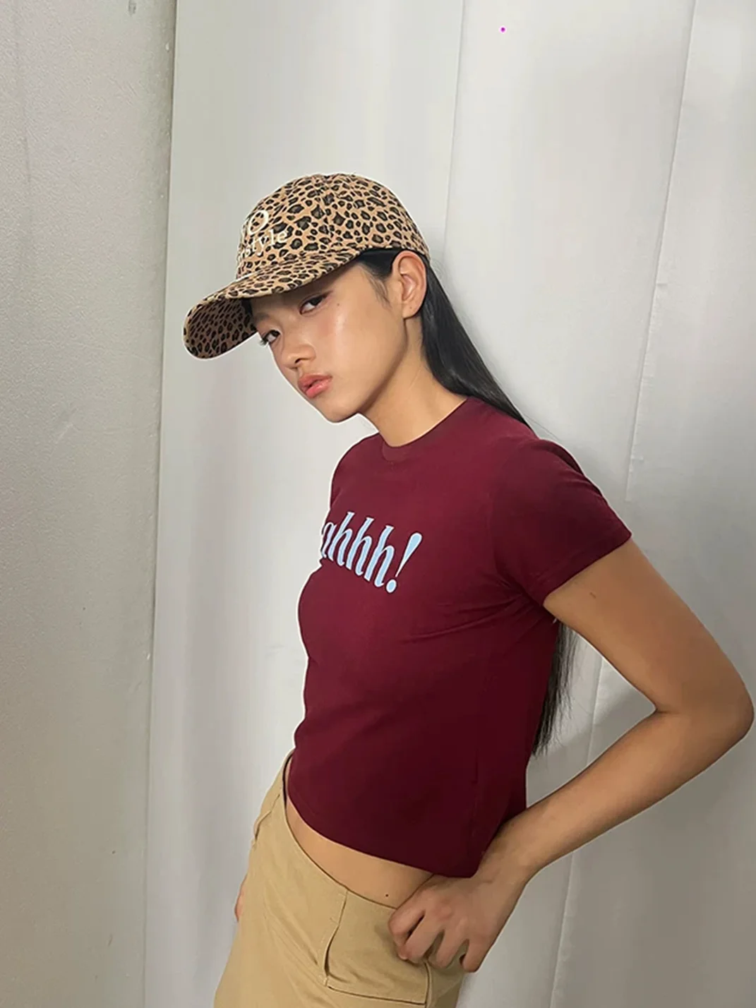 AHHH studio | Embroidered Washed Vintage Baseball Cap