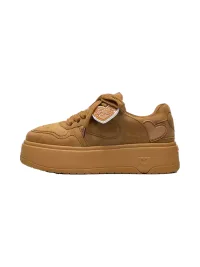 PINKAMOR | Women's Brown Platform Skate Sneakers