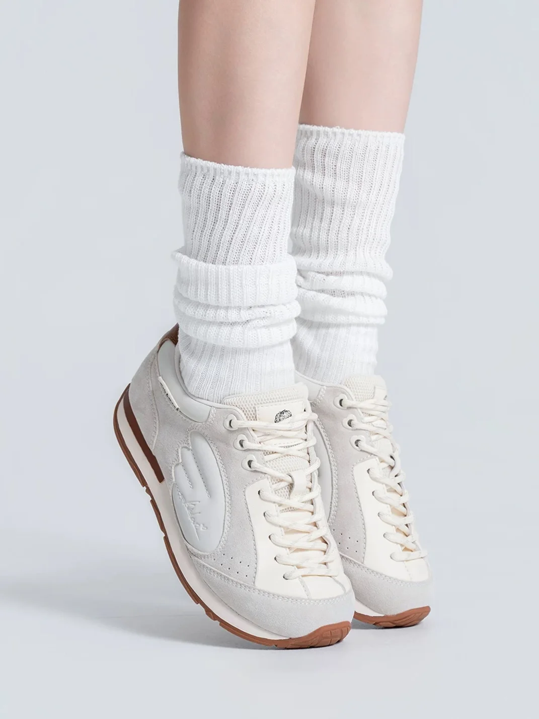 PINKAMOR | Women's Wing Detail Casual Sneakers