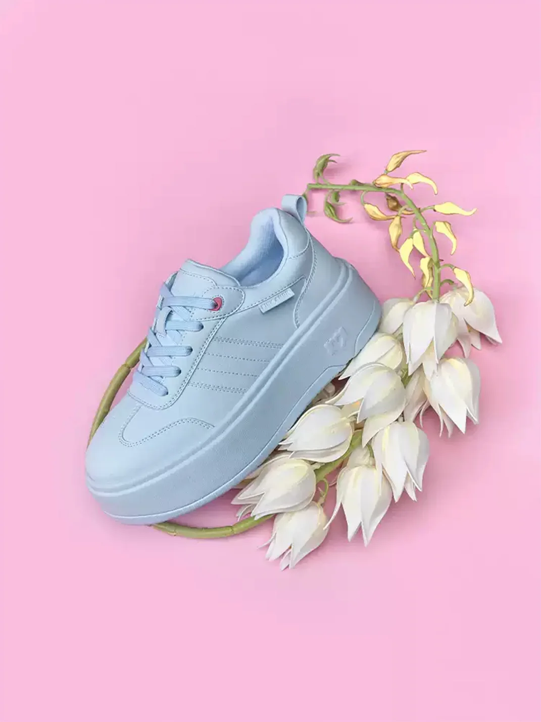 PINKAMOR | Women's Blue Platform Skate Sneakers