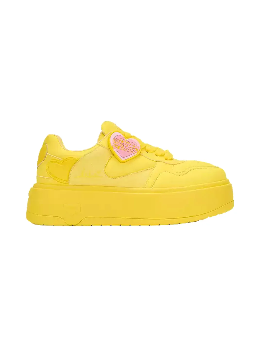 PINKAMOR | Yellow Cupid Platform Casual Sneakers
