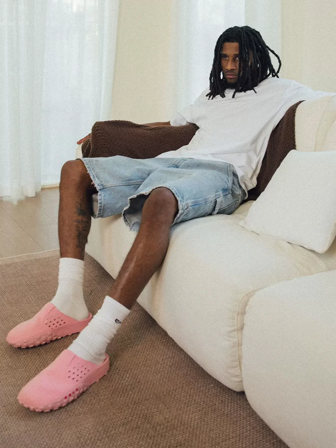 EQLZ | Men's Wide Fit Suede Mules