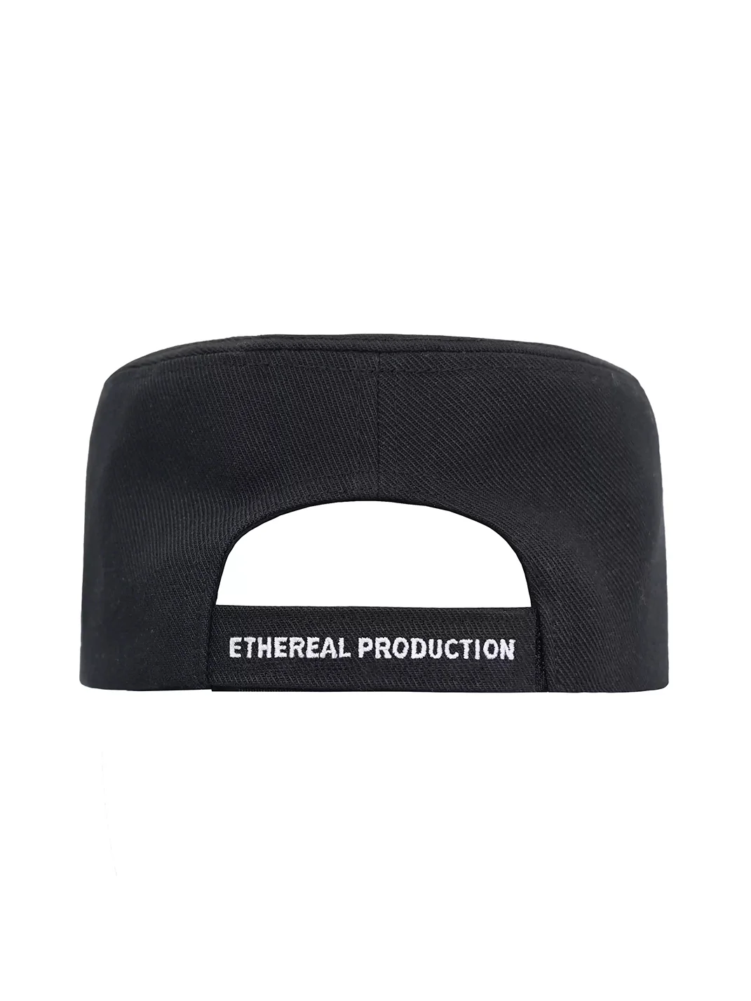 ETHEREAL PRODUCTION | Embroidered Clock Flat Brim Baseball Cap