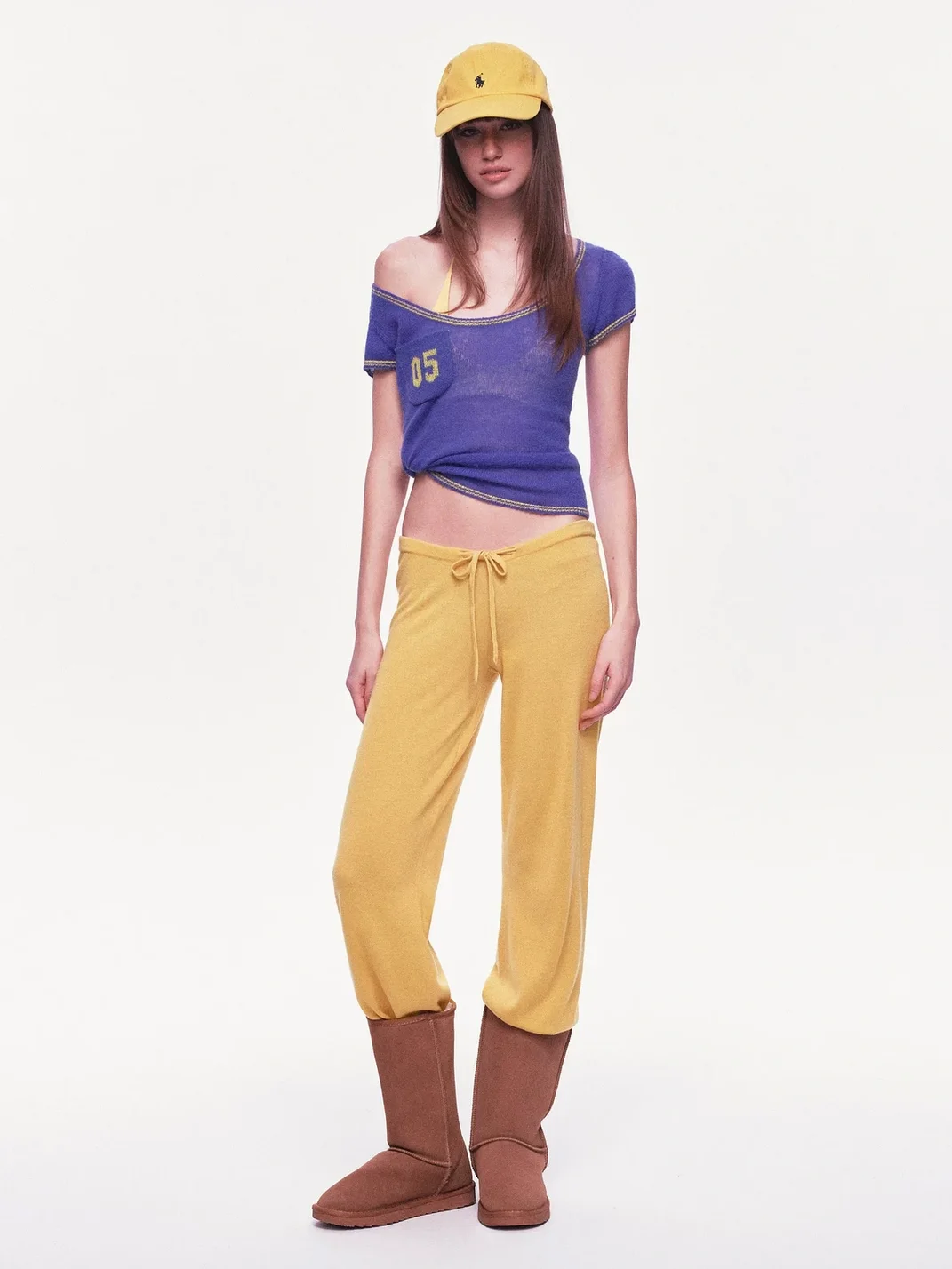 Ayo | Contrast 05 Pocket Knit T-Shirt