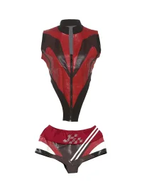 SisJuly | Women's Racer Zip Top And Shorts Set