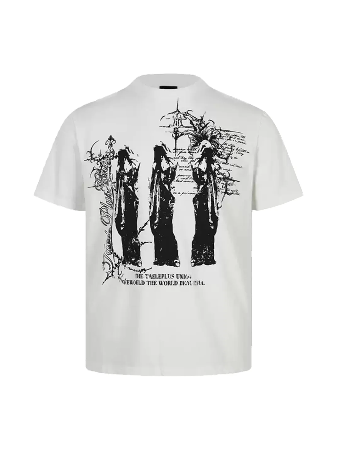 Wonderful Story | Unisex Gothic Cross Graphic Short Sleeve T-Shirt