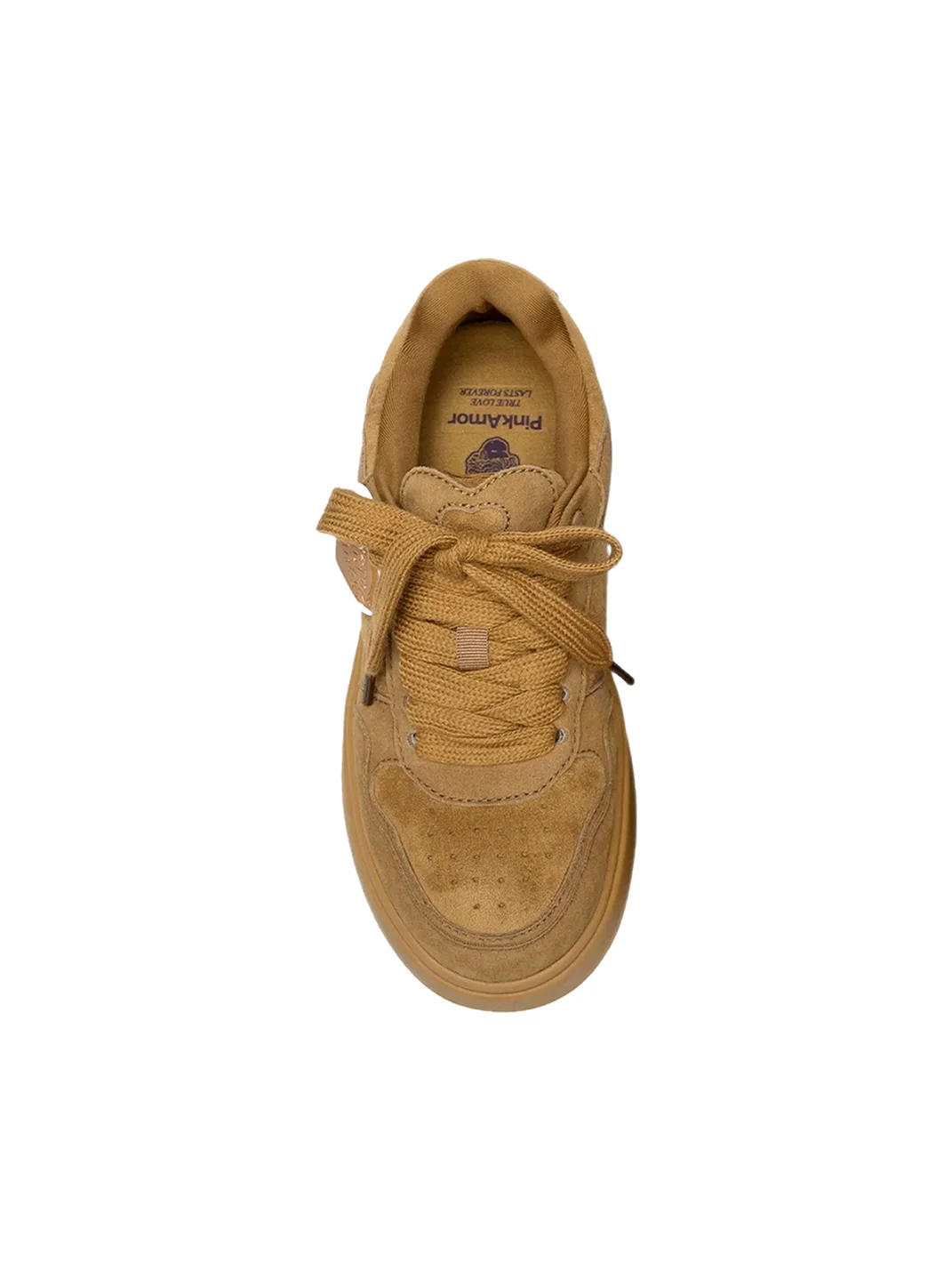 PINKAMOR | Women's Brown Platform Skate Sneakers