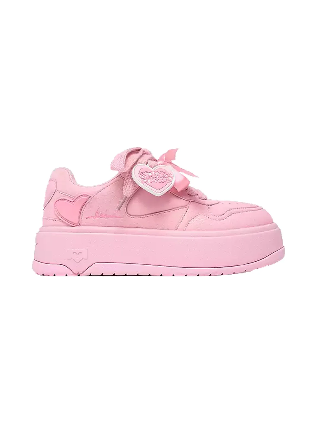PINKAMOR | Women's Pink Cupid Platform Skate Sneakers