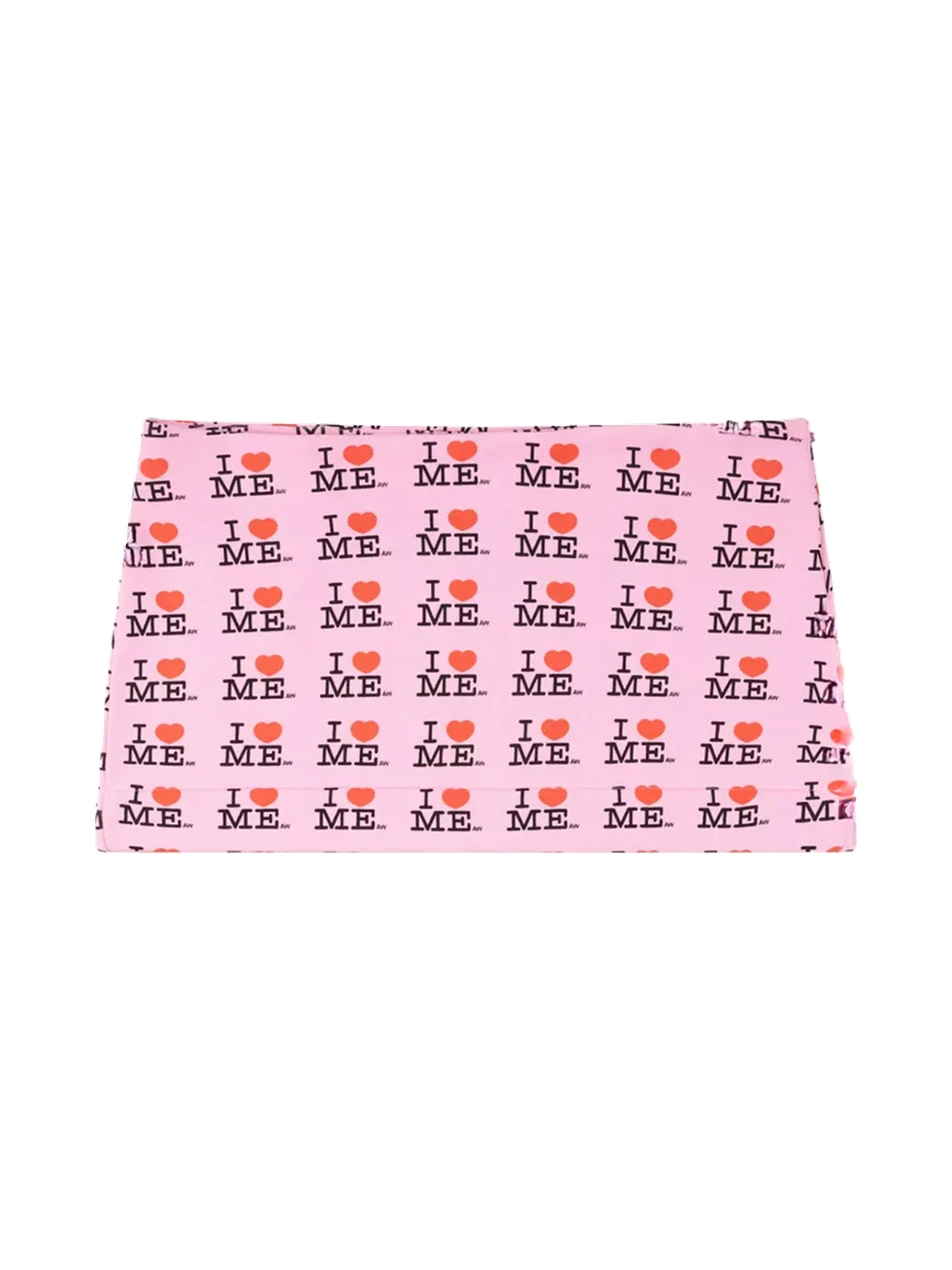 YWEMWZ | Heart Print Low-Rise Bodycon Mini Skirt