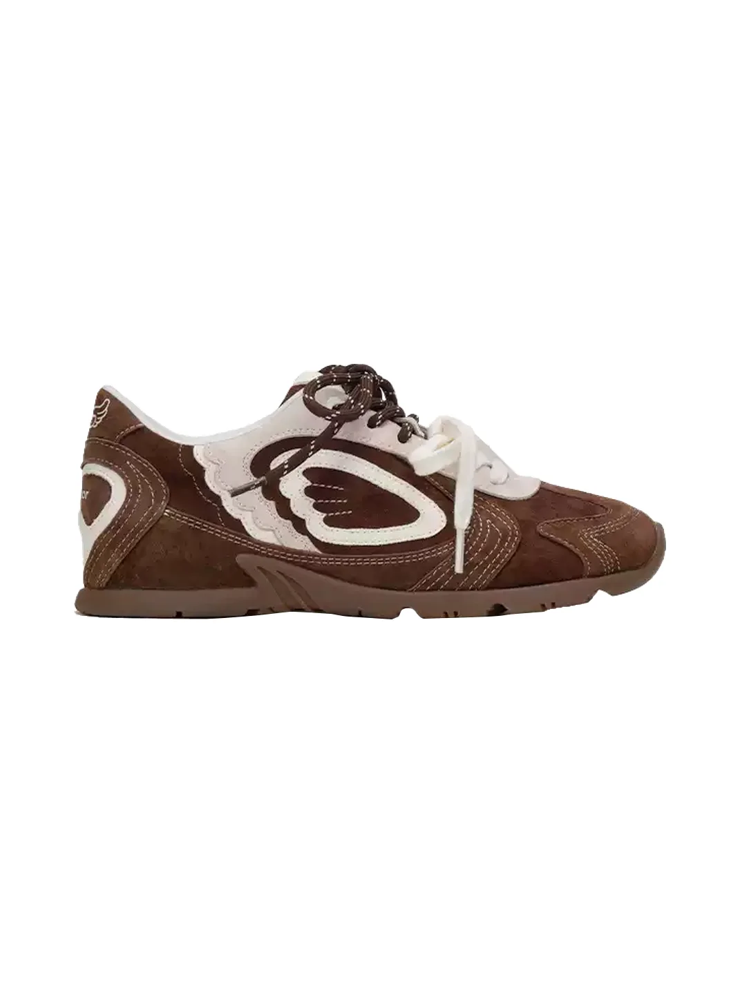 PINKAMOR | Brown White Wing Training Sneakers