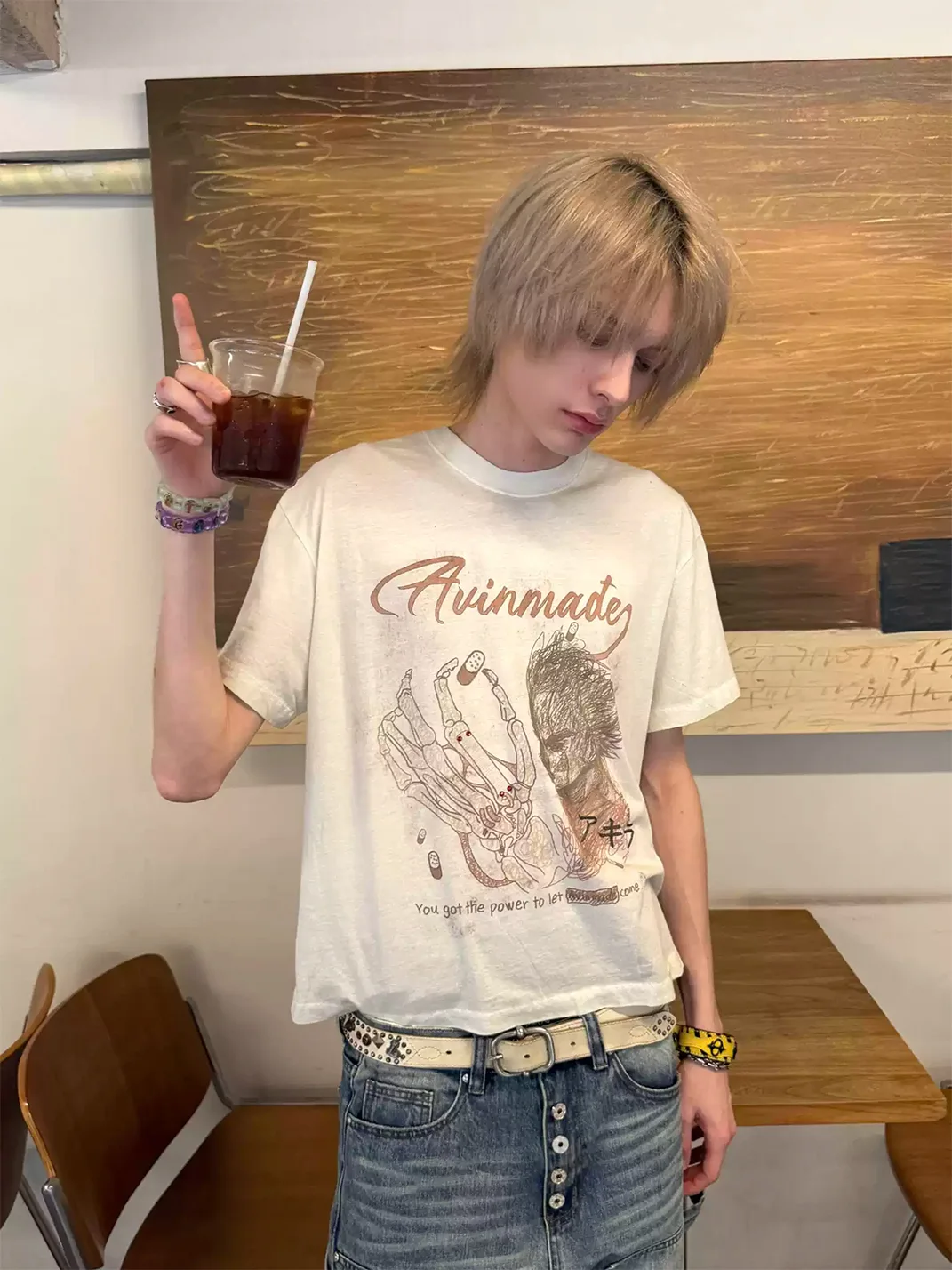 AvinMade | Printed Short Sleeve T-Shirt