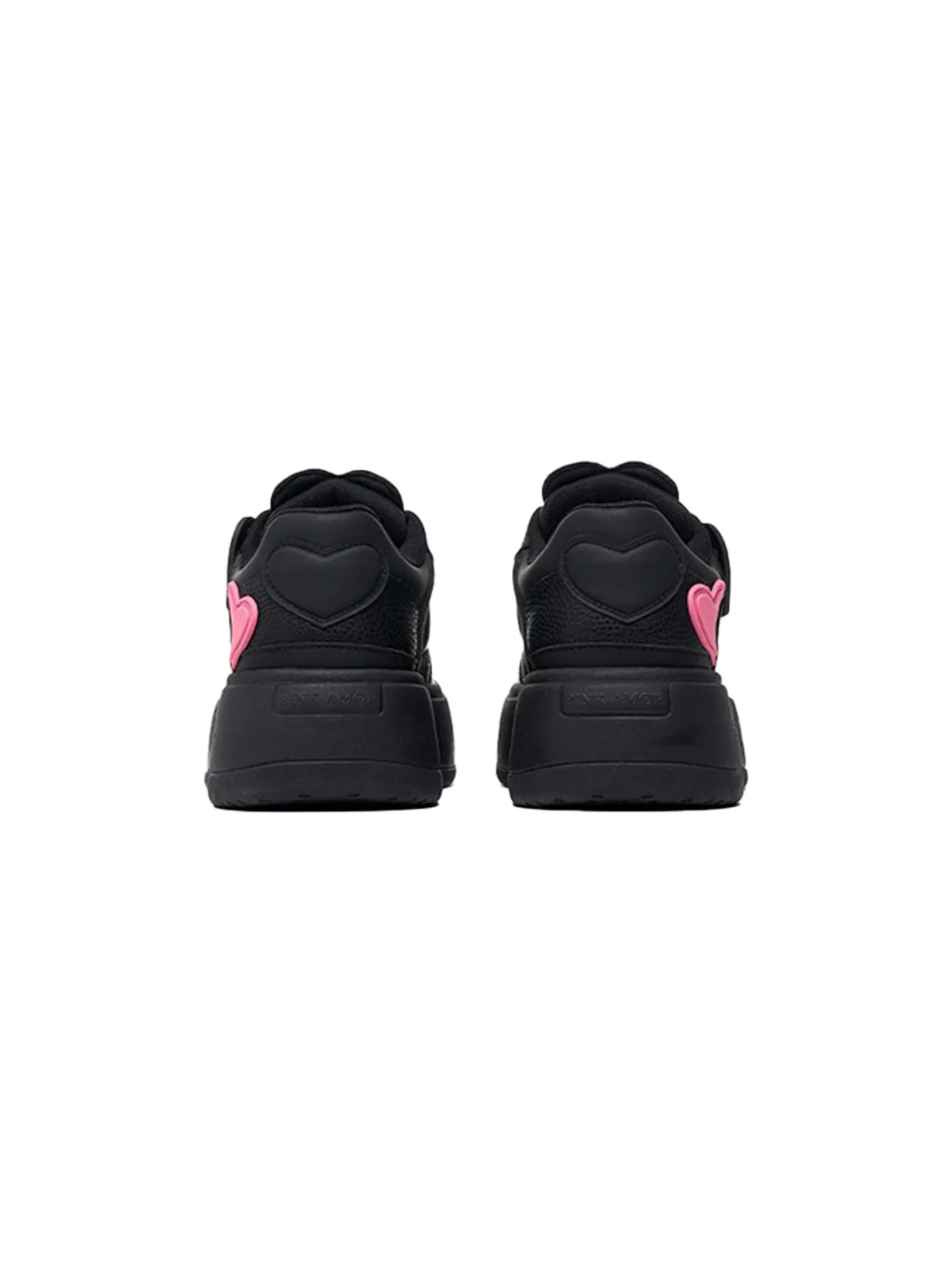 PINKAMOR | Black Platform Casual Sneakers