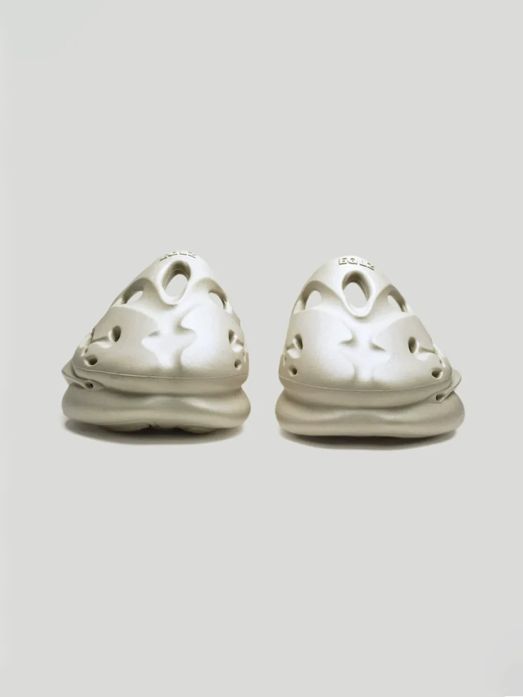 EQLZ | Unisex Perforated Platform Clog Slippers
