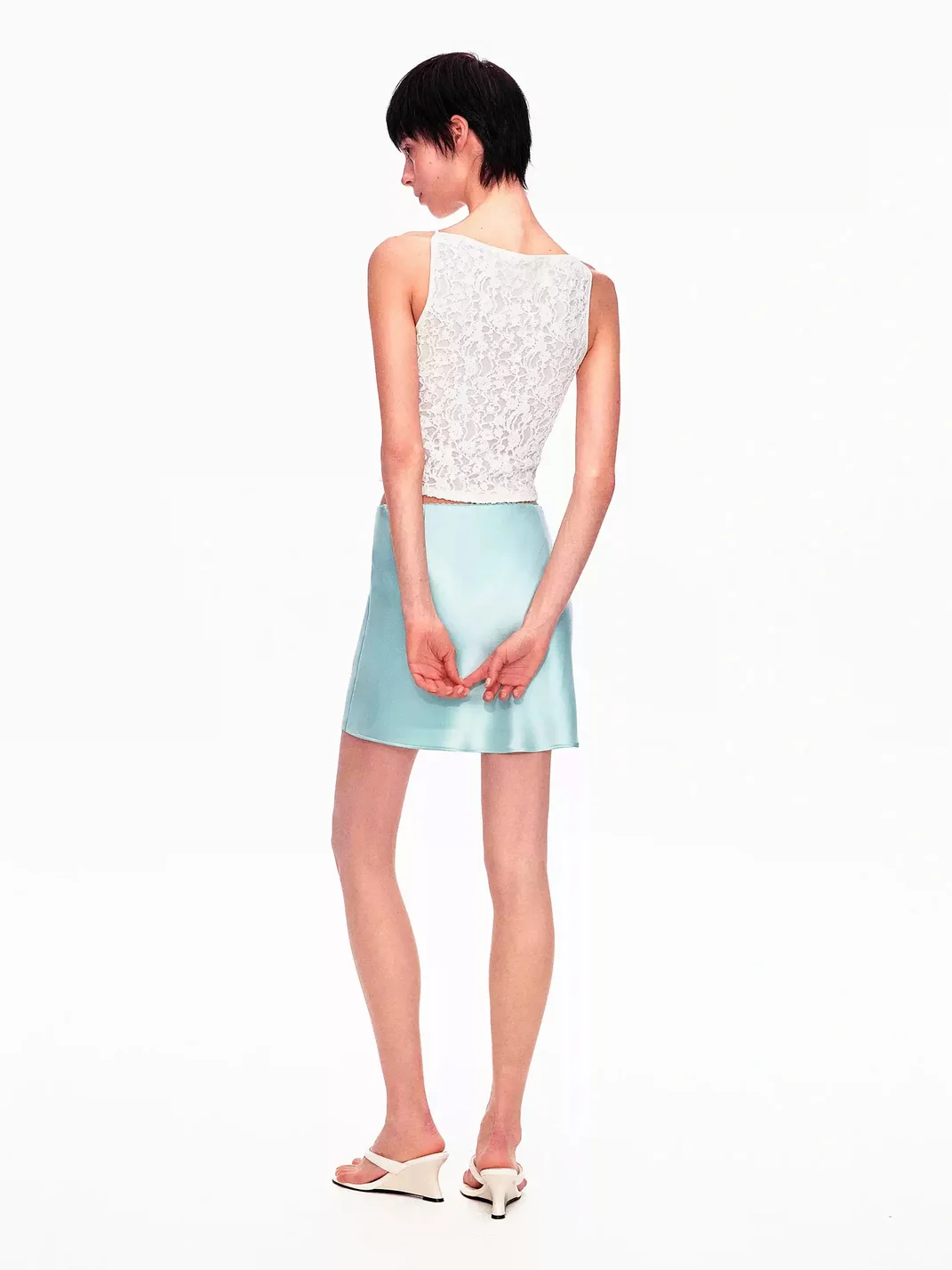 Ayo | Slim Fit Keyhole Lace Camisole