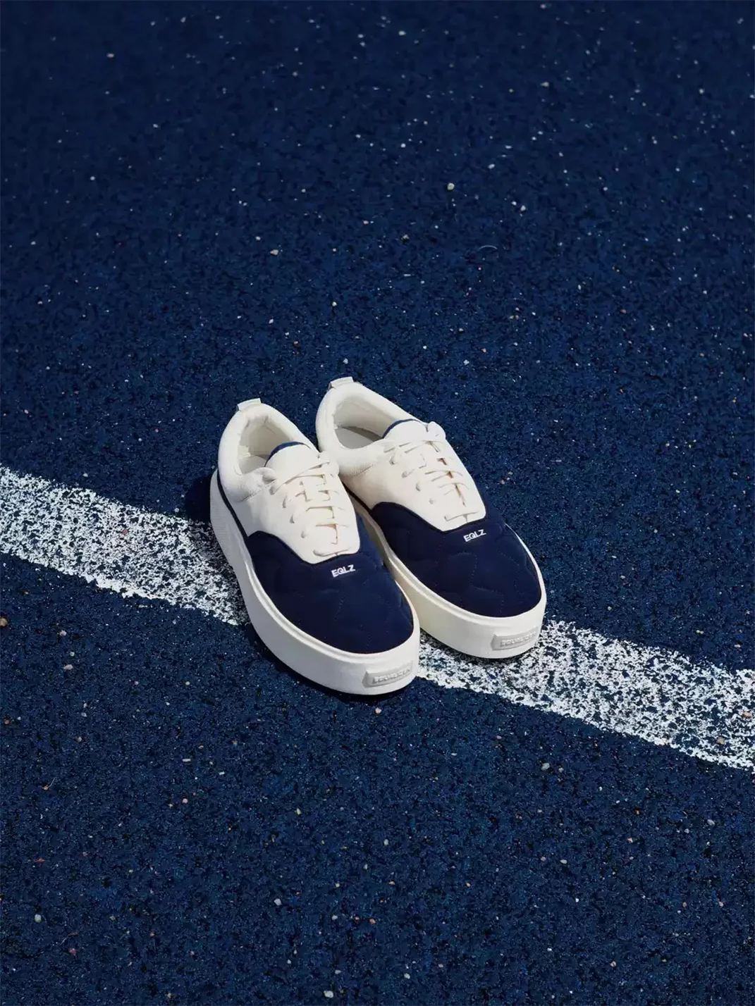 EQLZ | Men's Quilted Platform Casual Sneakers