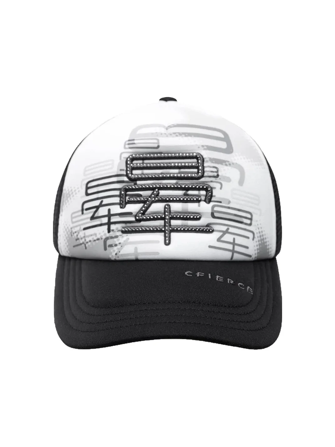 CFIERCE | Rhinestone Embroidered Trucker Cap