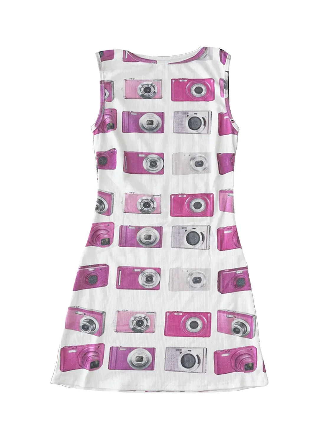 YWEMWZ | Fitted Vintage Polka Dot Heart Print Mini Dress