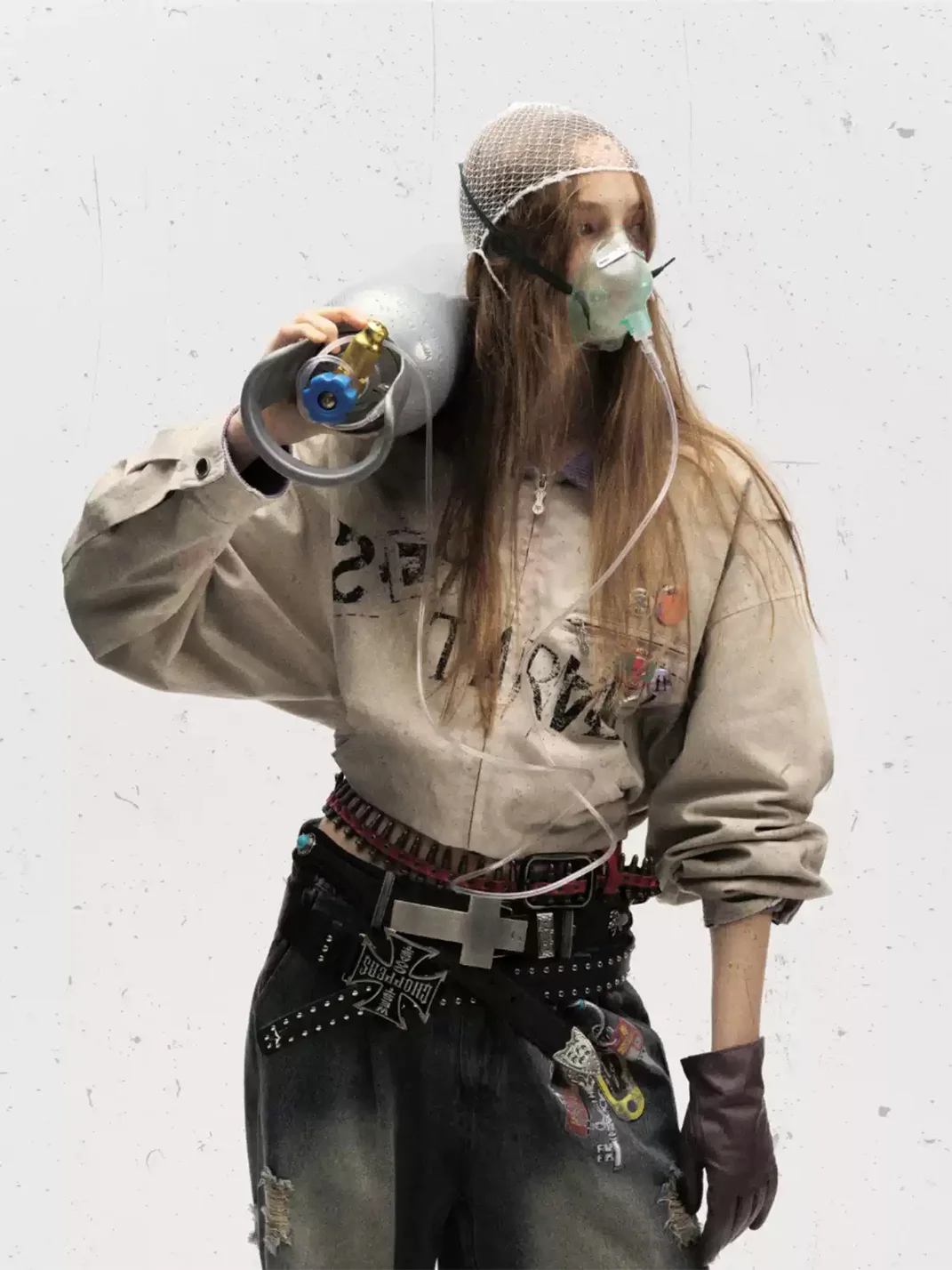 Wonderful Story | Contrast Collar Badge Print Jacket