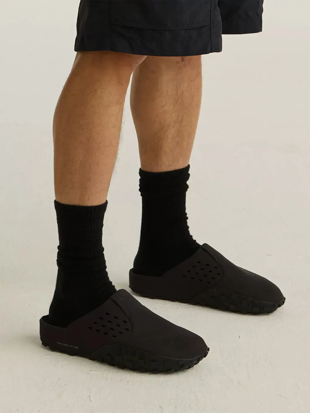 EQLZ | Men's Wide Fit Suede Mules