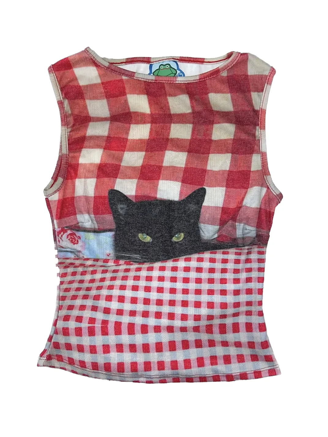 YWEMWZ | Polka Dot Fitted Sleeveless Tank Top