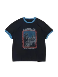 AvinMade | Graphic Trim Short Sleeve T-Shirt