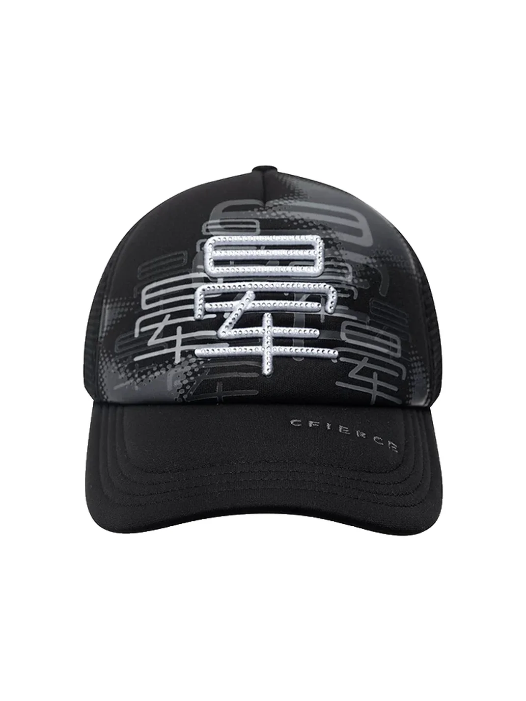 CFIERCE | Rhinestone Embroidered Trucker Cap