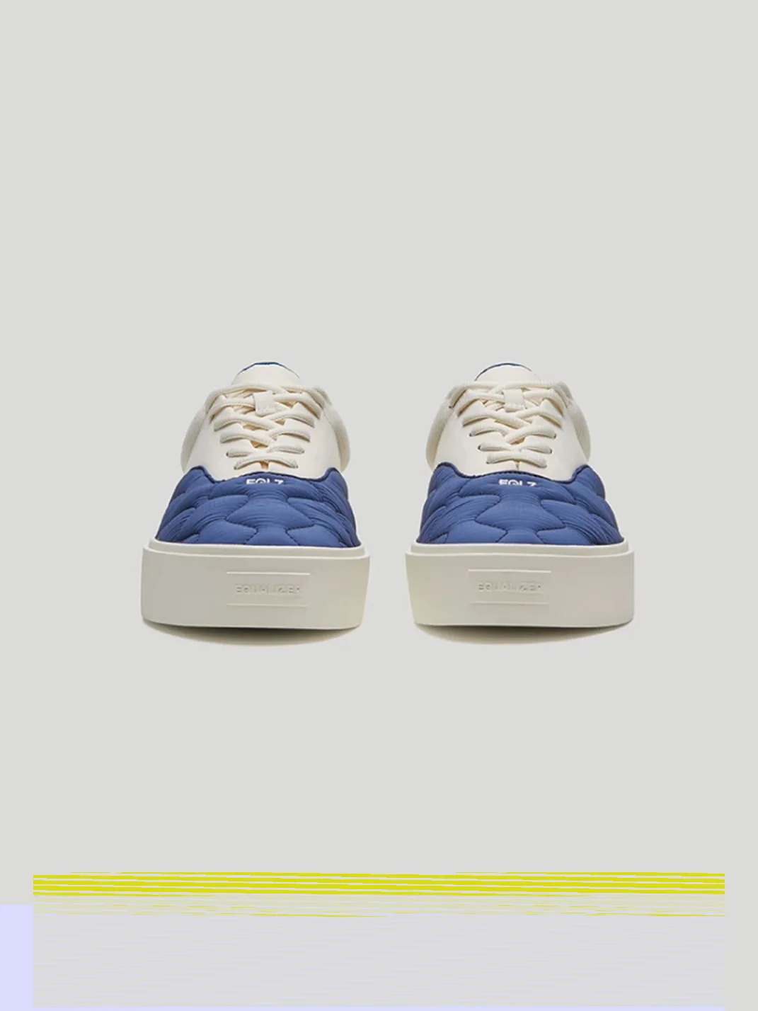 EQLZ | Men's Quilted Platform Casual Sneakers
