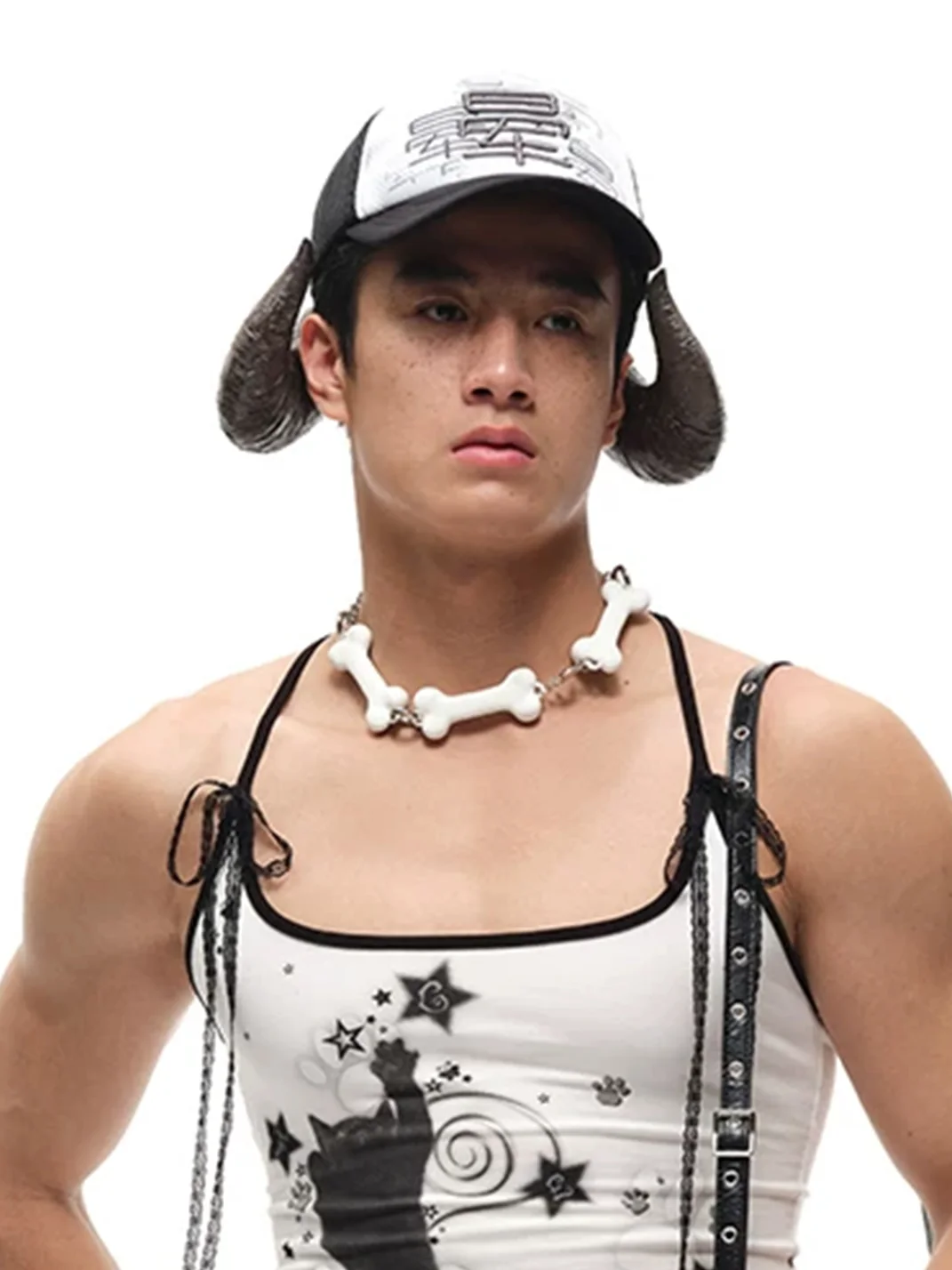 CFIERCE | Rhinestone Embroidered Trucker Cap