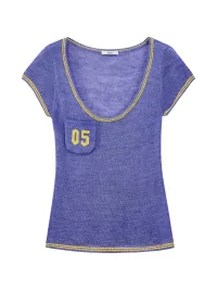 Ayo | Contrast 05 Pocket Knit T-Shirt