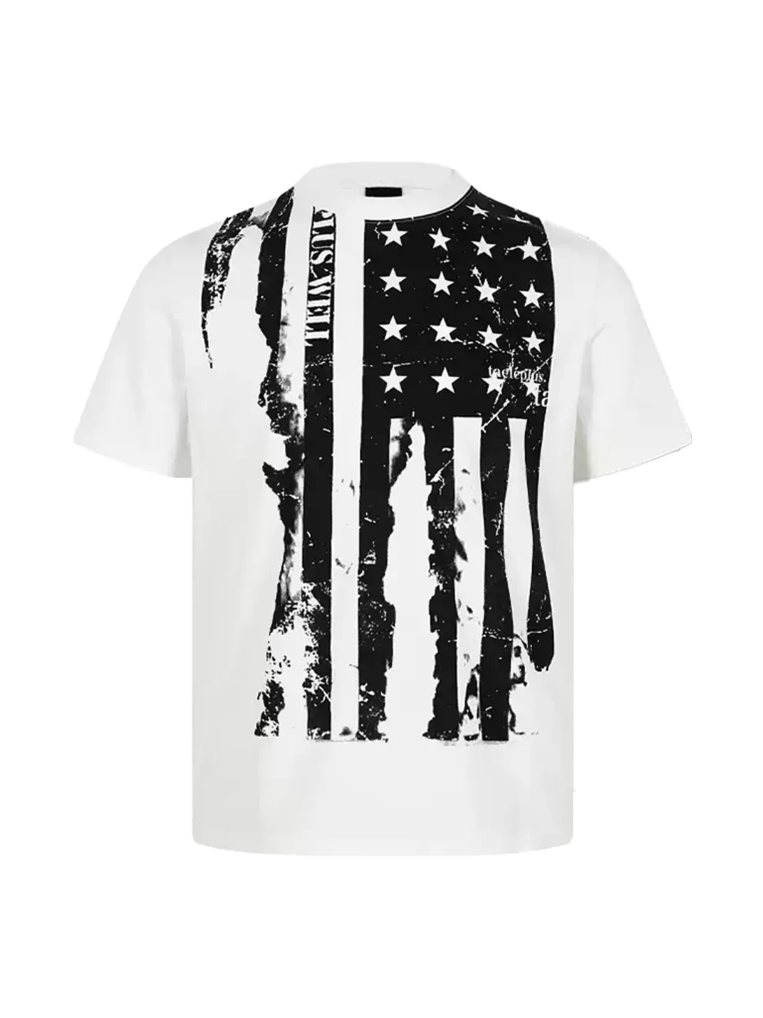 Wonderful Story | Distressed Flag Print T-Shirt
