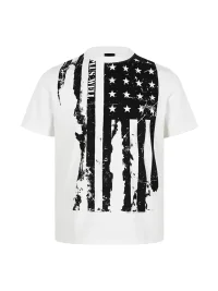 Wonderful Story | Distressed Flag Print T-Shirt