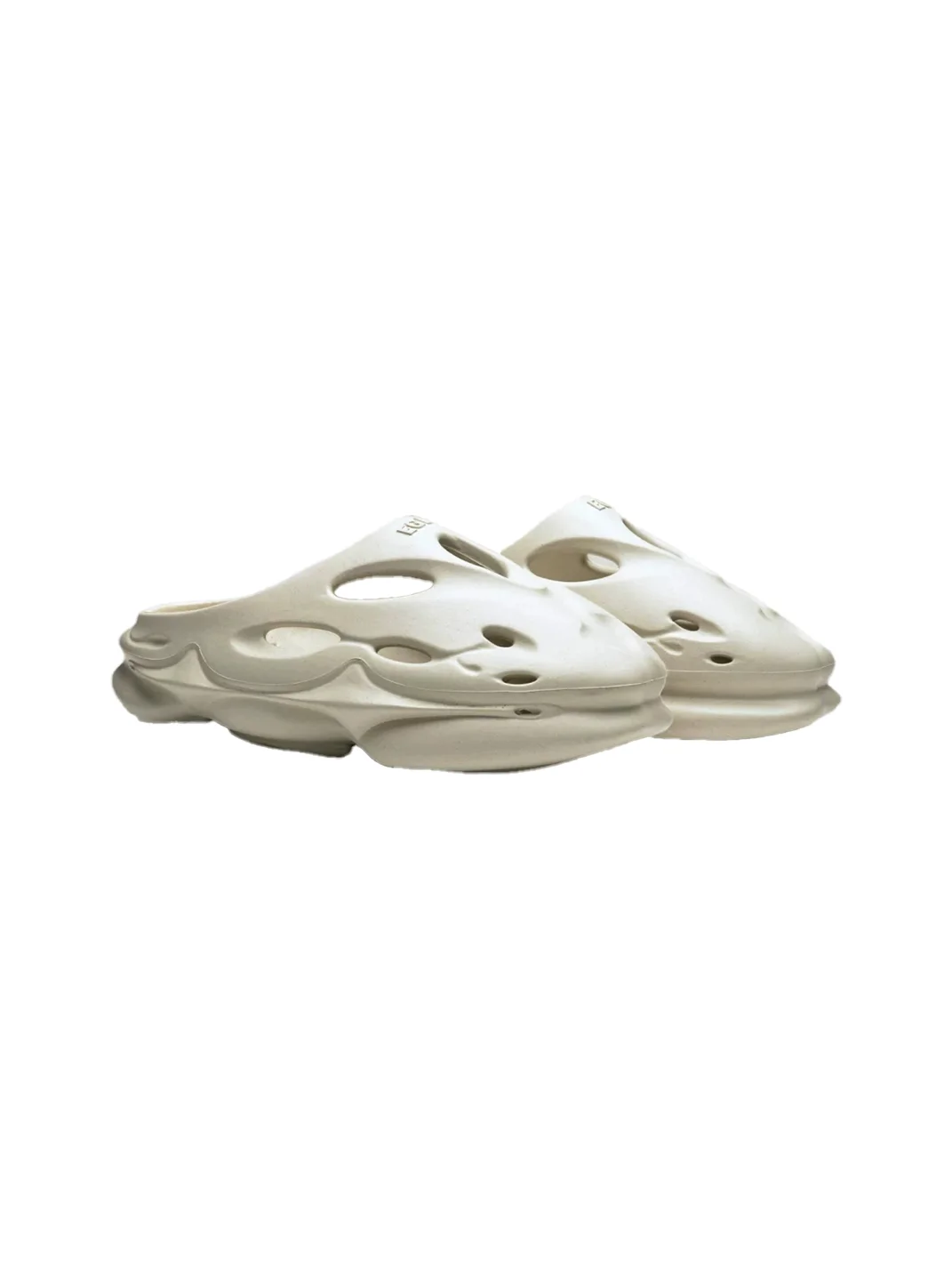 EQLZ | Unisex Perforated Platform Clog Slippers