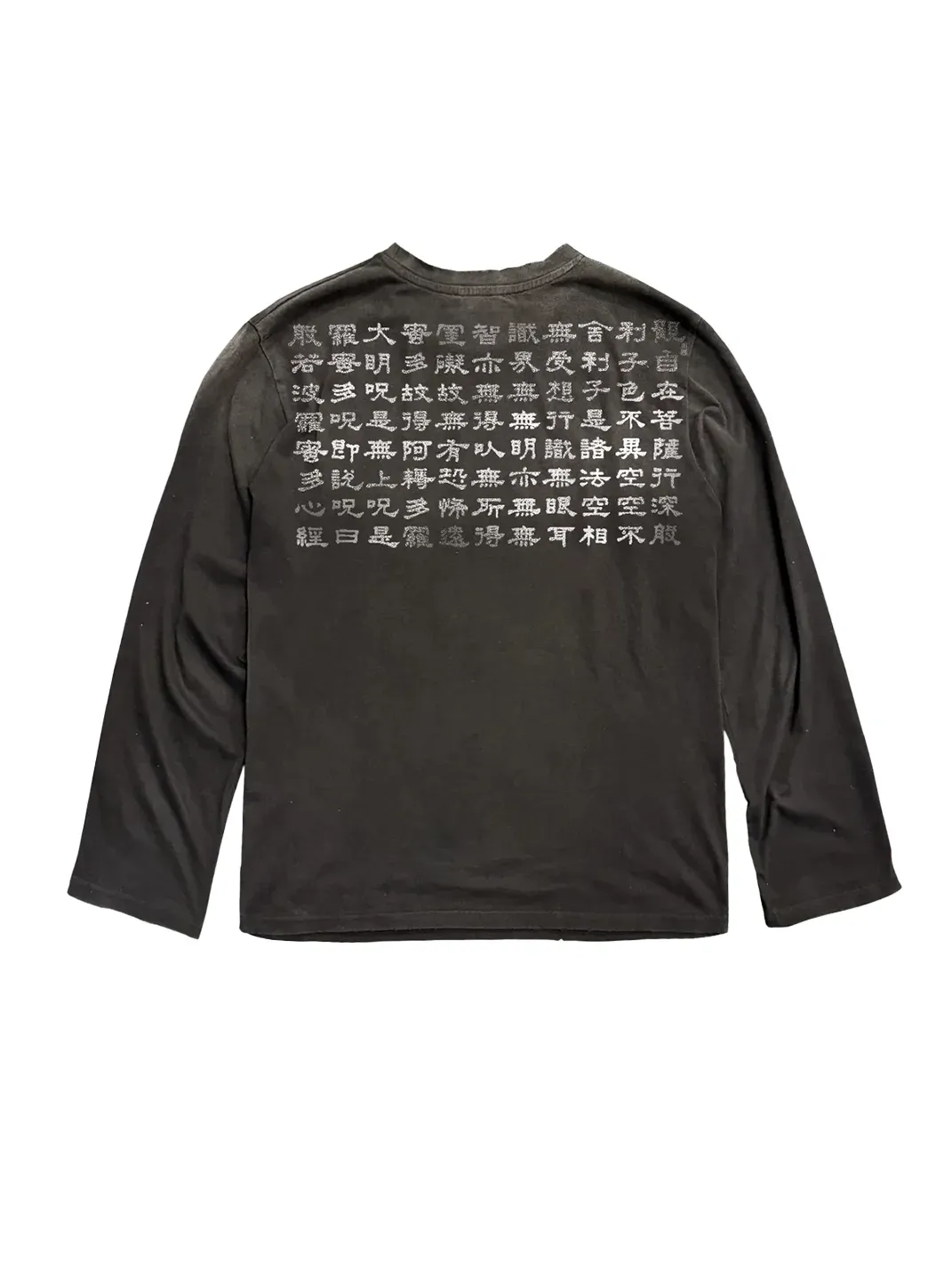 MELANIN | Distressed Cotton Long Sleeve T-Shirt