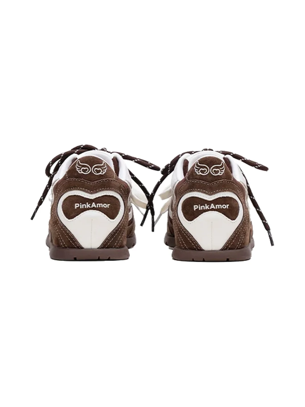 PINKAMOR | Brown White Wing Training Sneakers