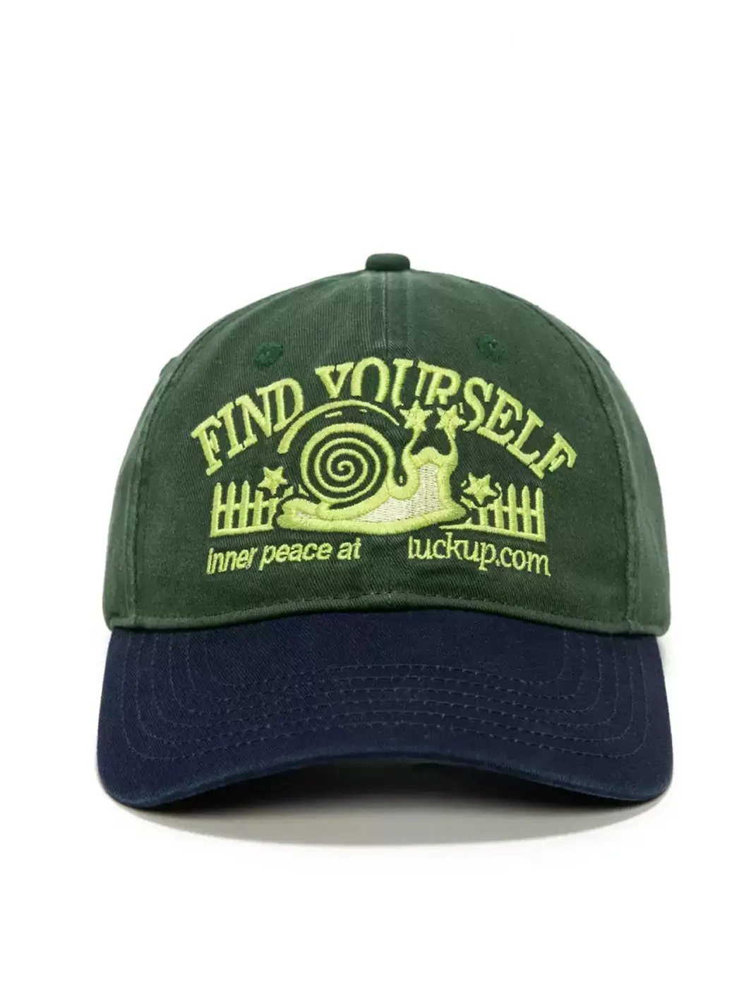 LUCKUP Archive | Embroidered Colorblock Vintage Baseball Cap