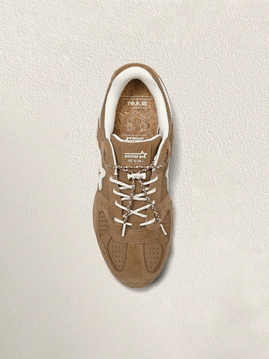 RIPSTAR | Retro Mocha Mousse Unisex Training Sneakers