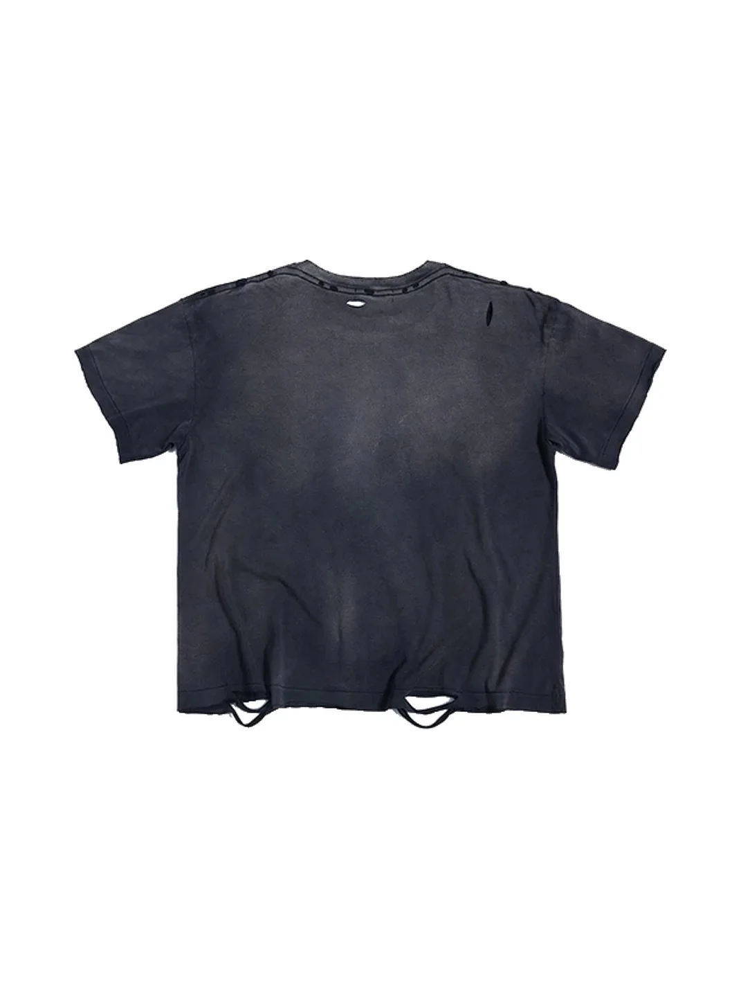 HAS2SONS | Washed Distressed Boxy Short-Sleeve T-Shirt