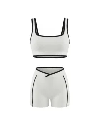 Upttitude | Slim Fit Sports Tank And Shorts Set