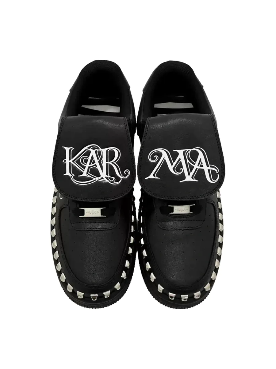 KARMANISTIC | Rivet Thick Sole Low-Top Sneakers - 2