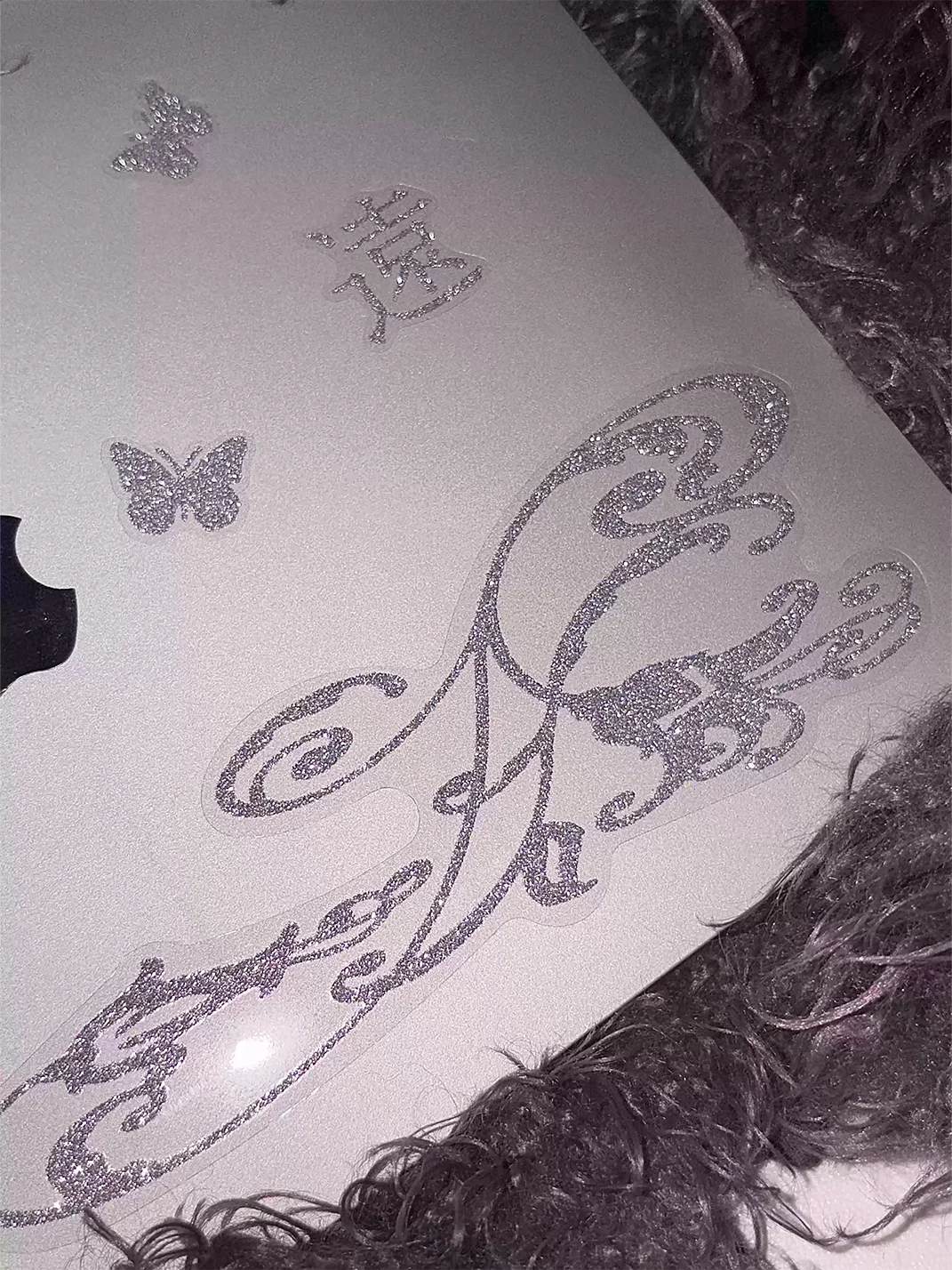 Driftingmoon | Chinese Style Butterfly Glitter Stickers