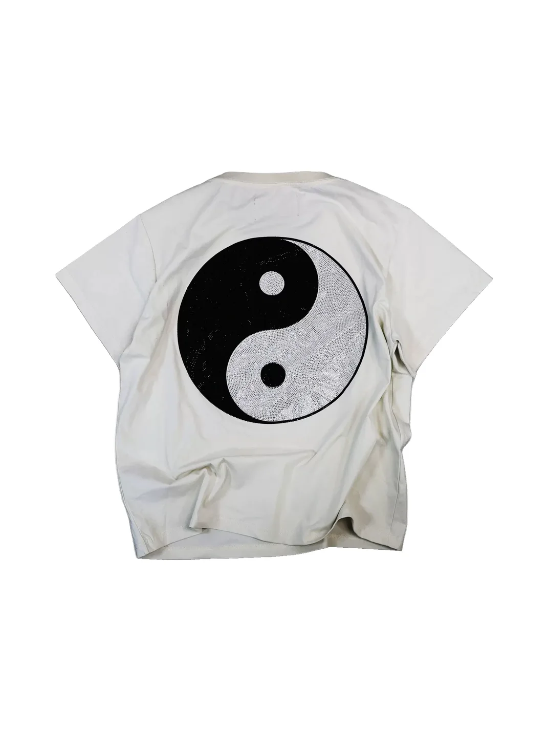 SANSLAWS | Tai Chi Glitter Rhinestone Graphic T-Shirt