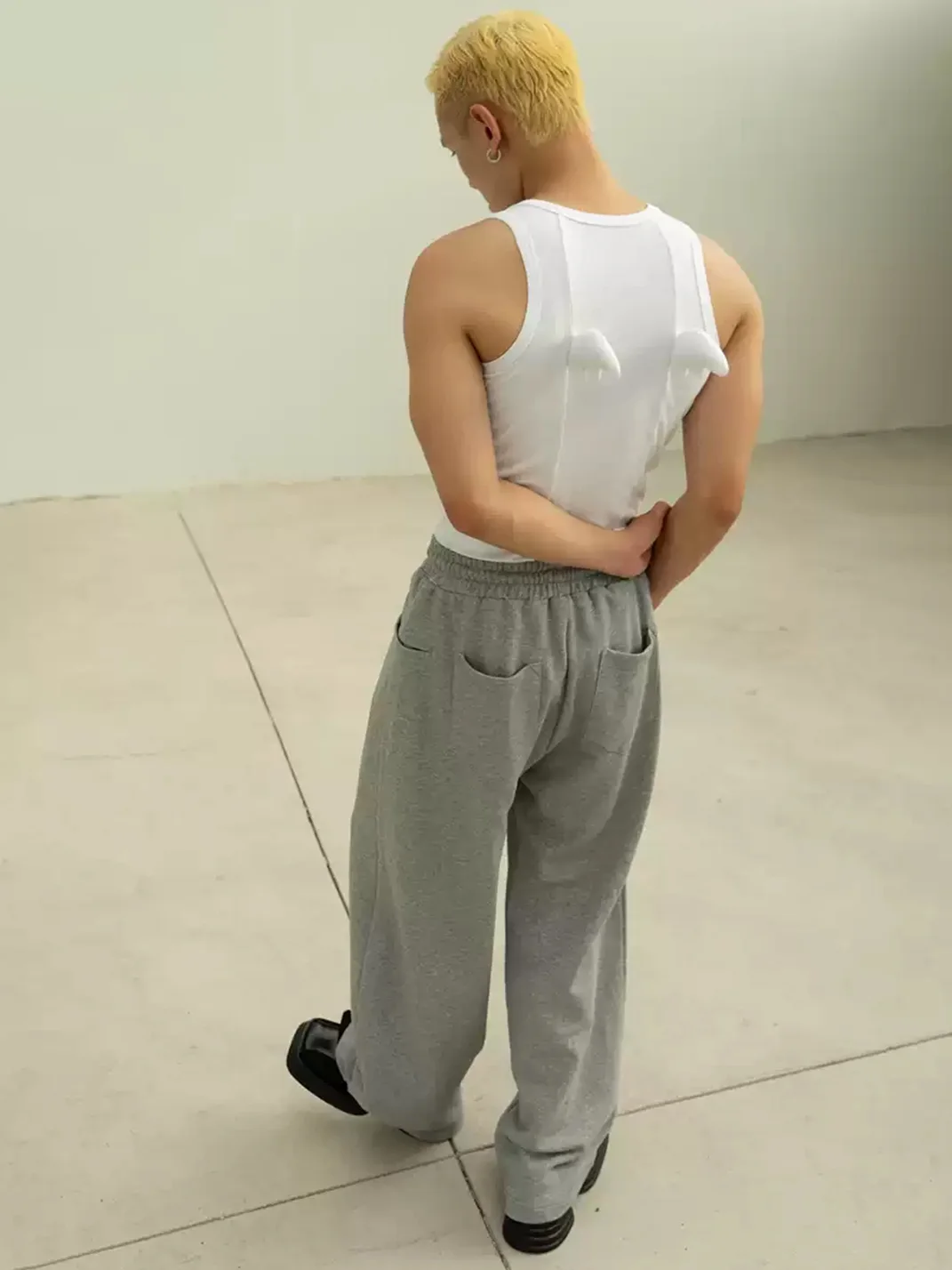 CLP | Ribbed Angel Wing Tank Top