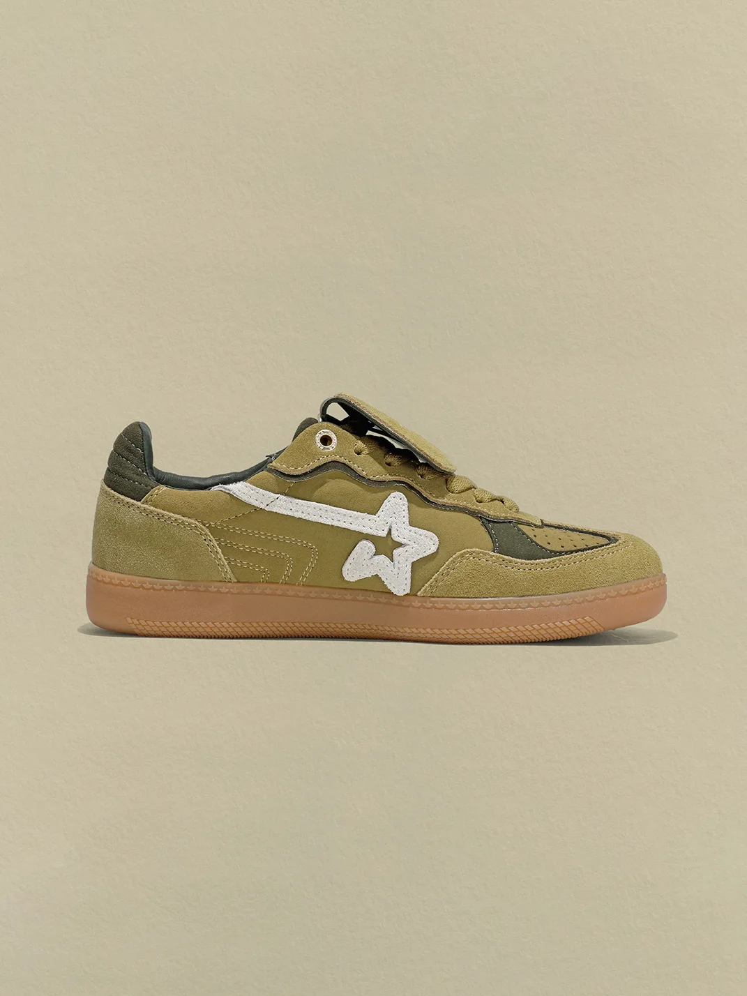 RIPSTAR | Avocado Retro Trainer Sneakers