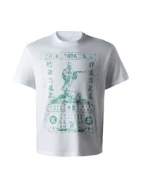 KARMANISTIC | Vintage Washed Calendar Print Loose T-Shirt